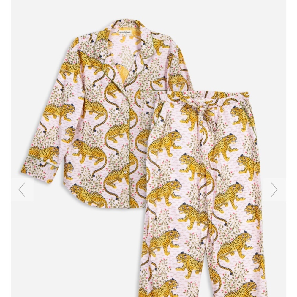 Anthropologie x Printfresh bagheera Pjs set